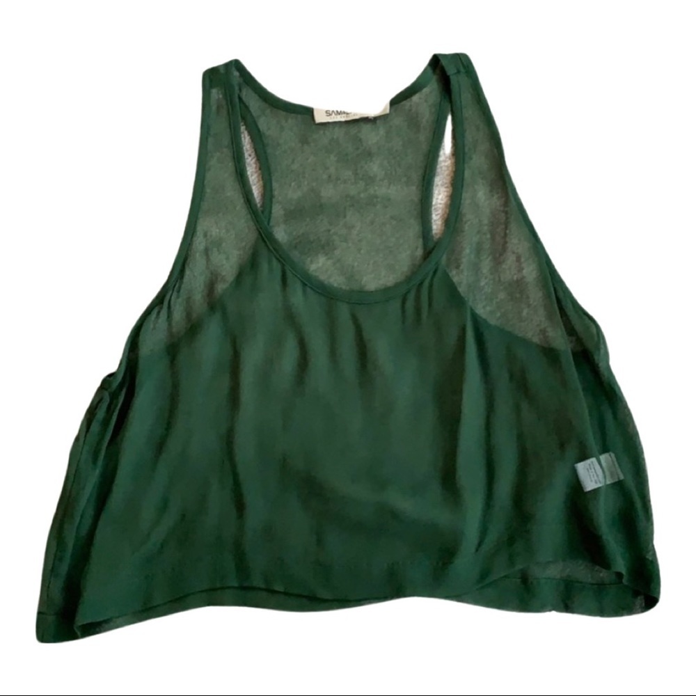 Sam & Lavi green tank top - Picture 2 of 6
